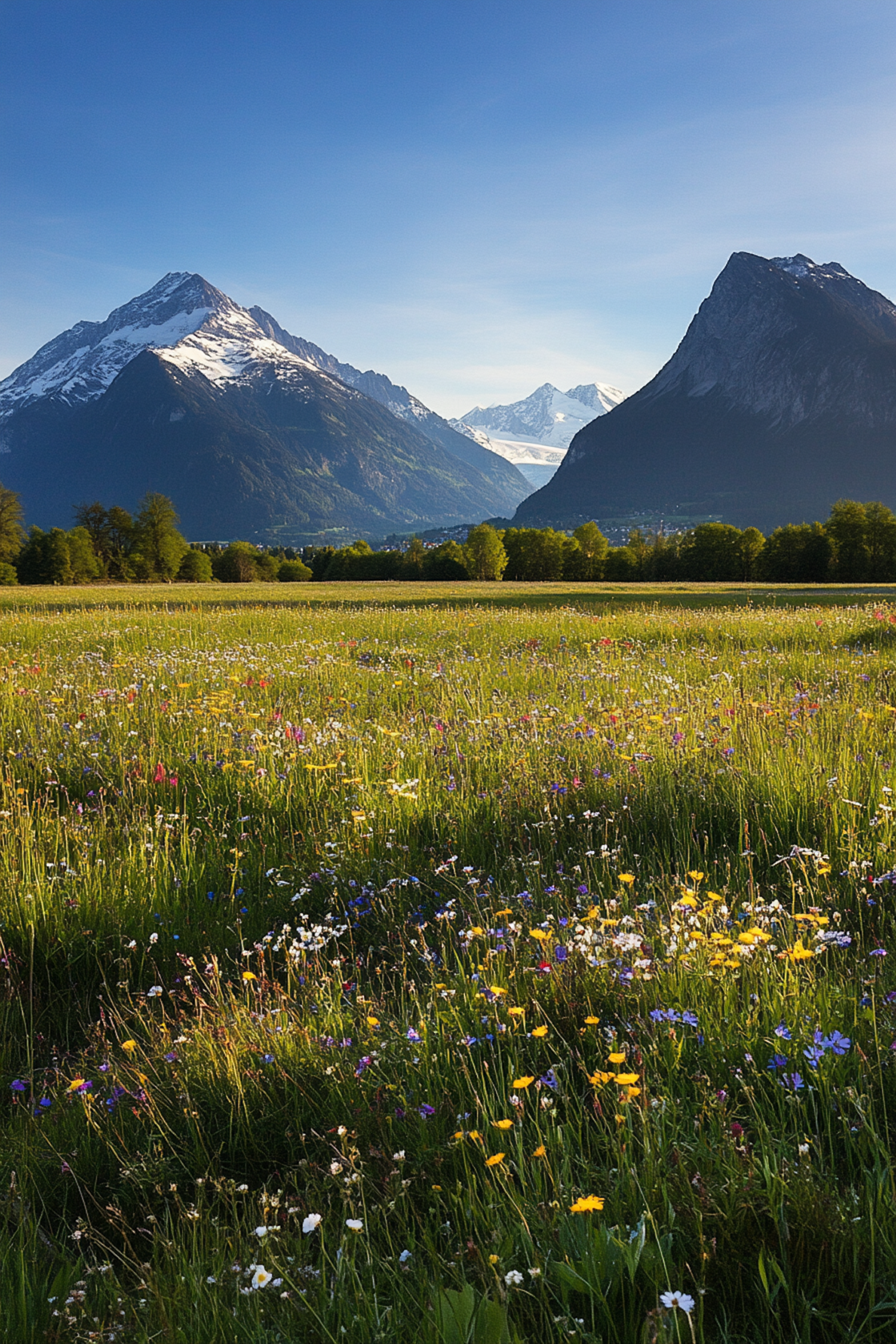 Mountain Meadow Landscape