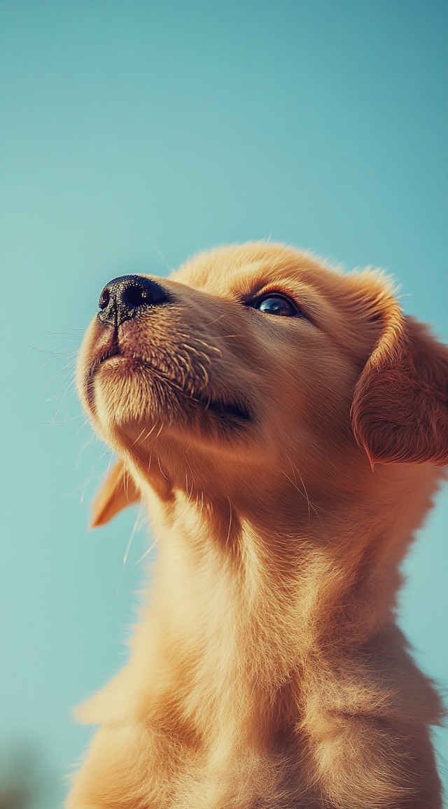 Golden Retriever Puppy Close-Up