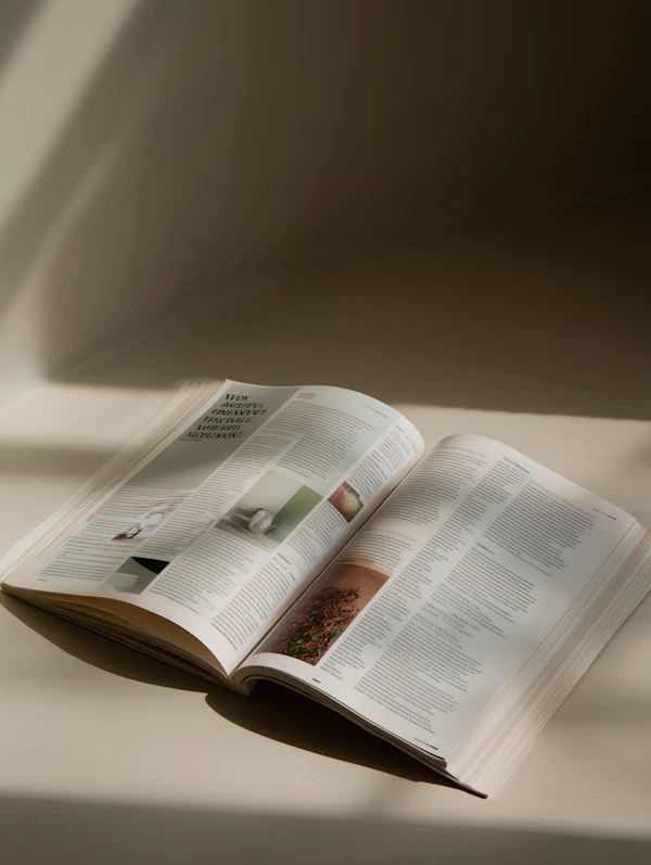 Open Magazine Display