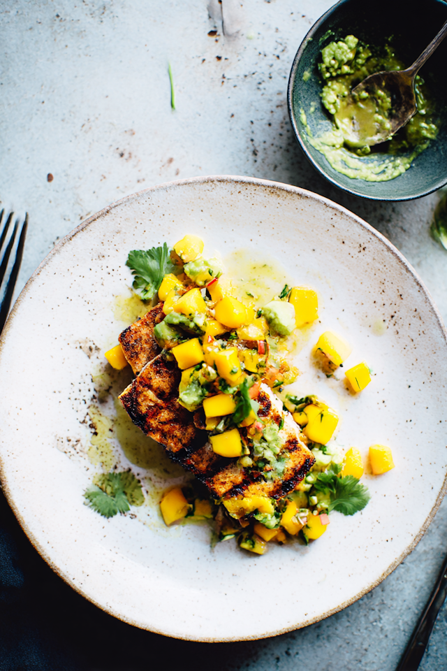 Grilled Tofu with Salsa