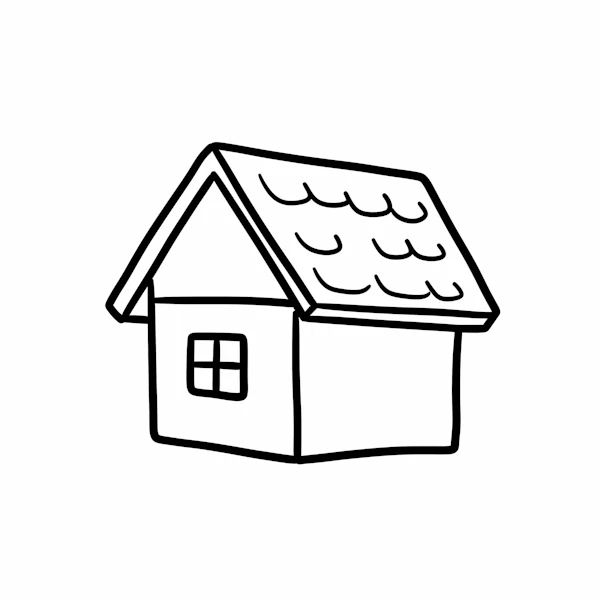 Minimalist House Drawing