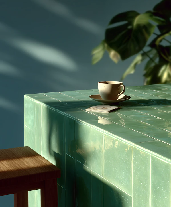 Serene Countertop Scene