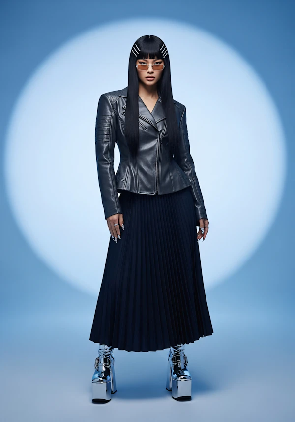 Futuristic Fashion Pose