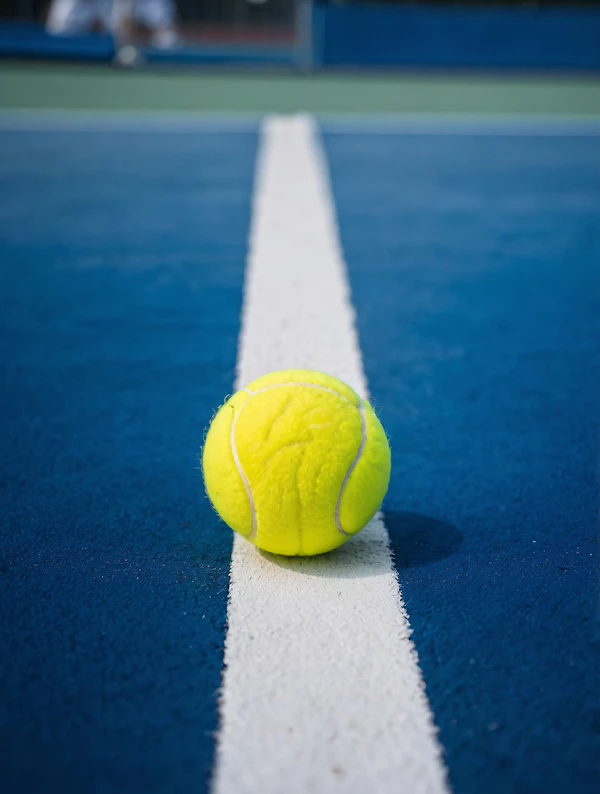 Tennis Ball on Court