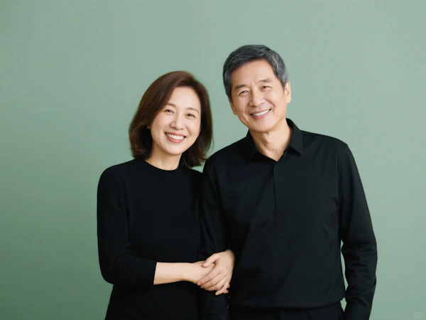 Smiling Couple Portrait