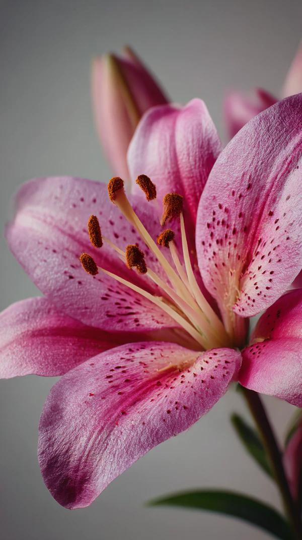 Vibrant Pink Lily