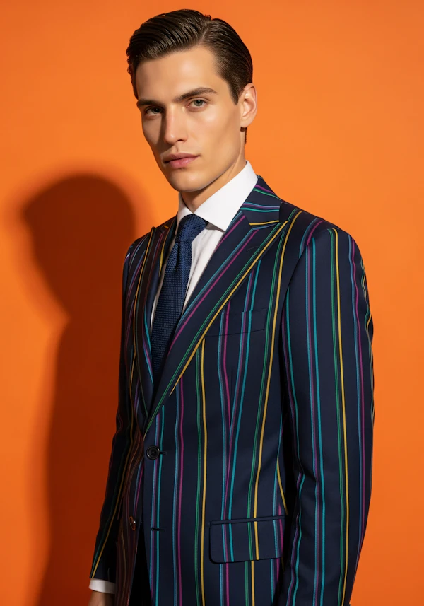 Stylish Man in Studio