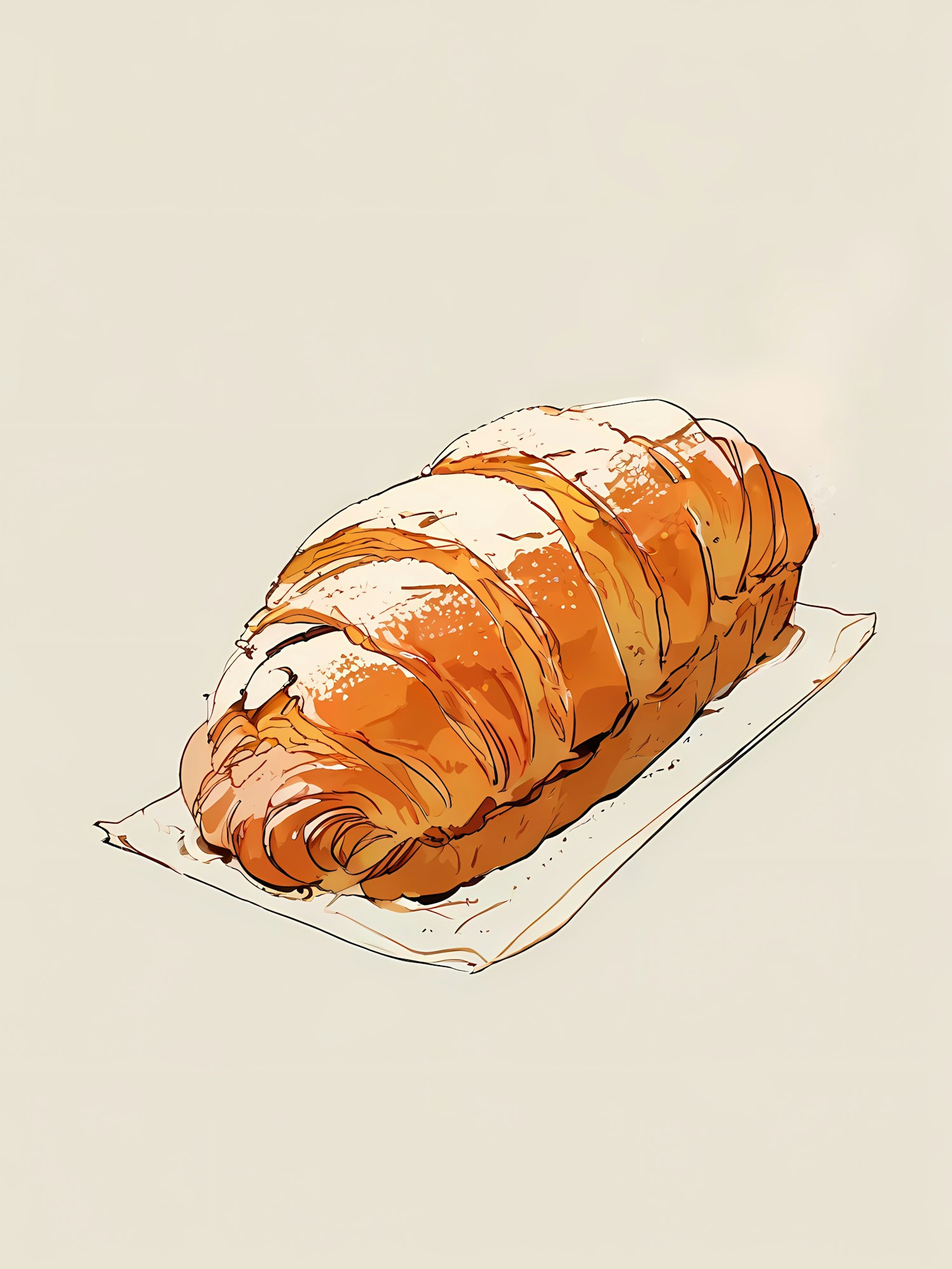 Artisanal Bread Illustration