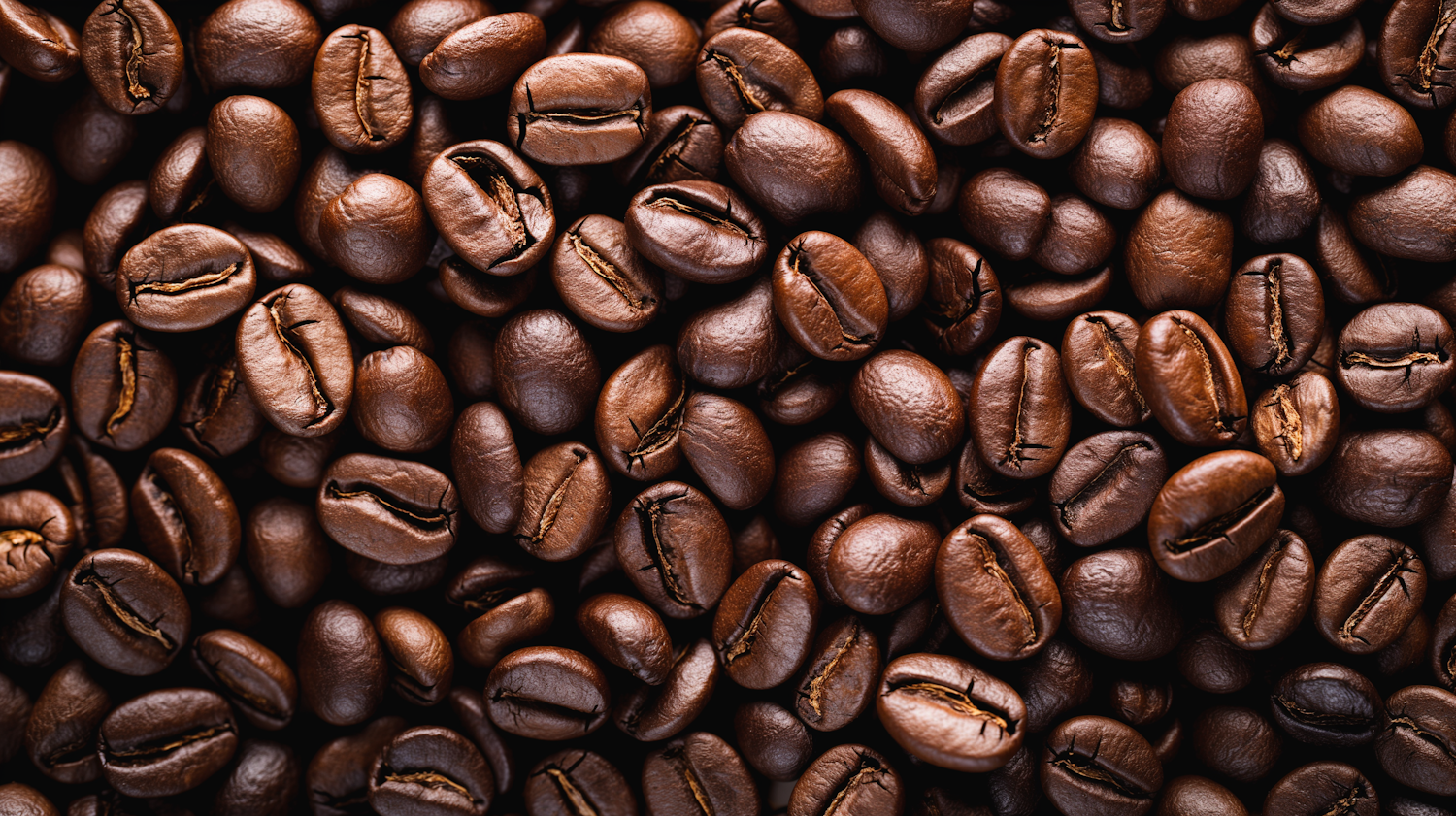 Close-Up of Coffee Beans