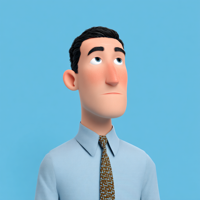 Stylized Man Portrait