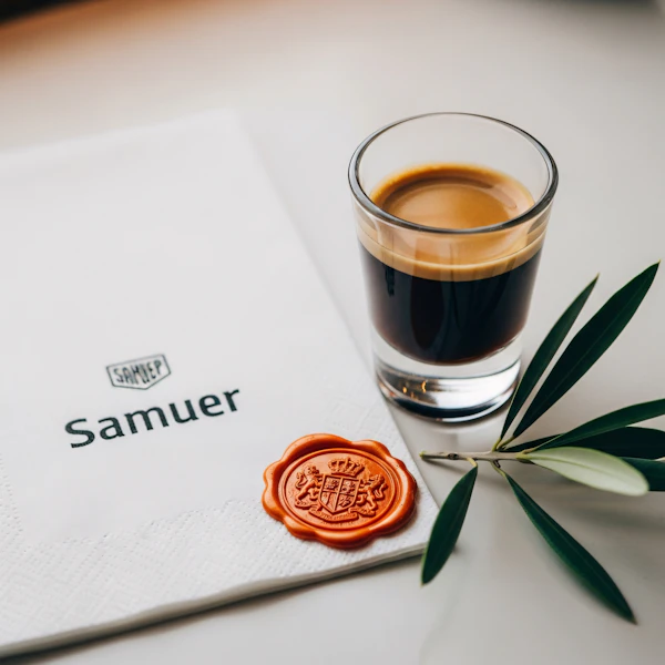Elegant Espresso Scene