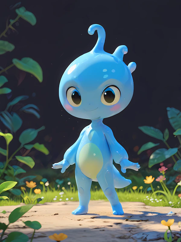 Whimsical Alien Garden