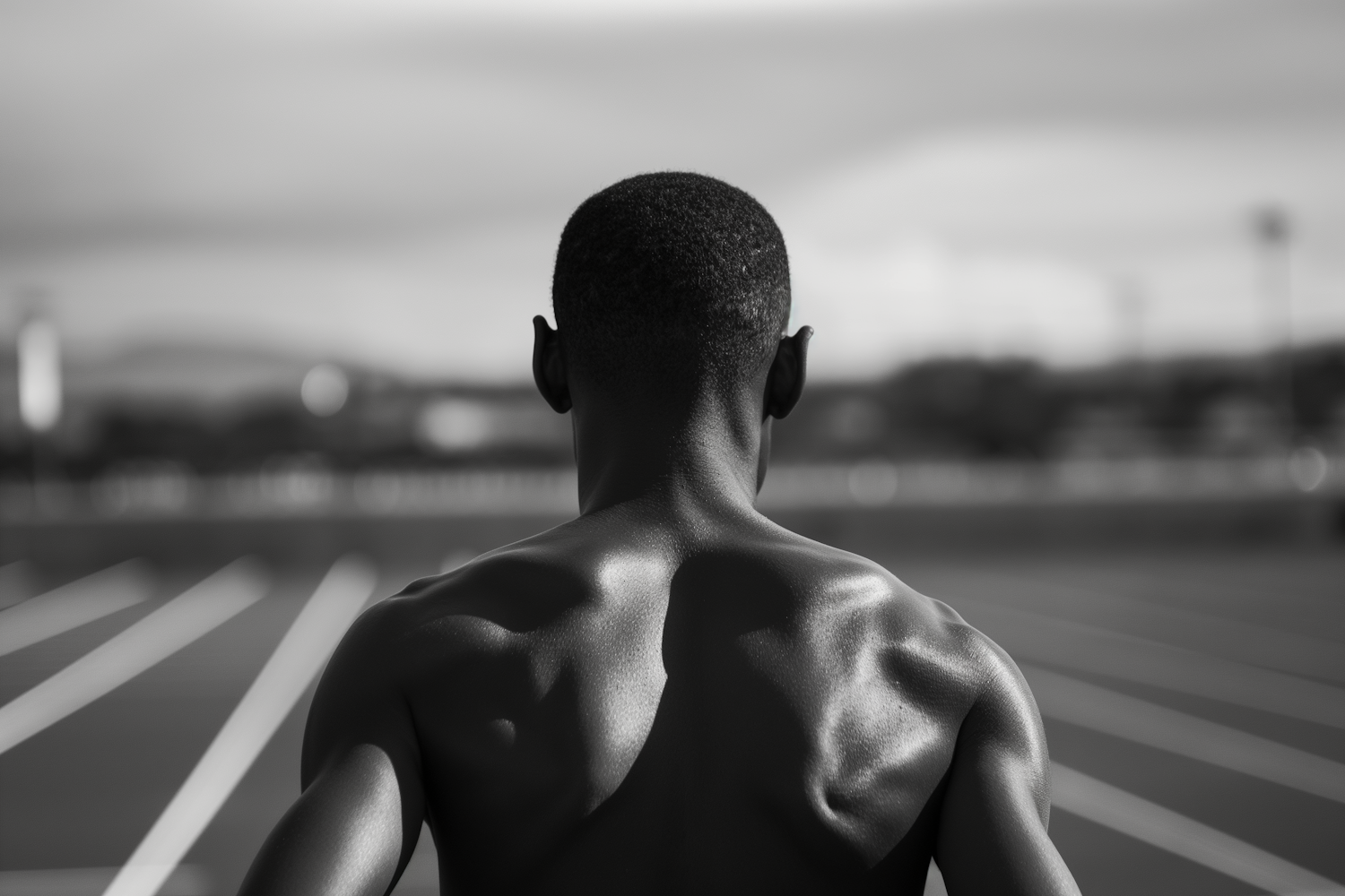 Athlete at the Start Line