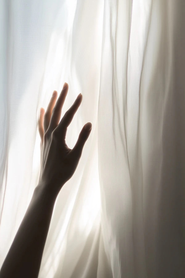 Hand and Sheer Curtain