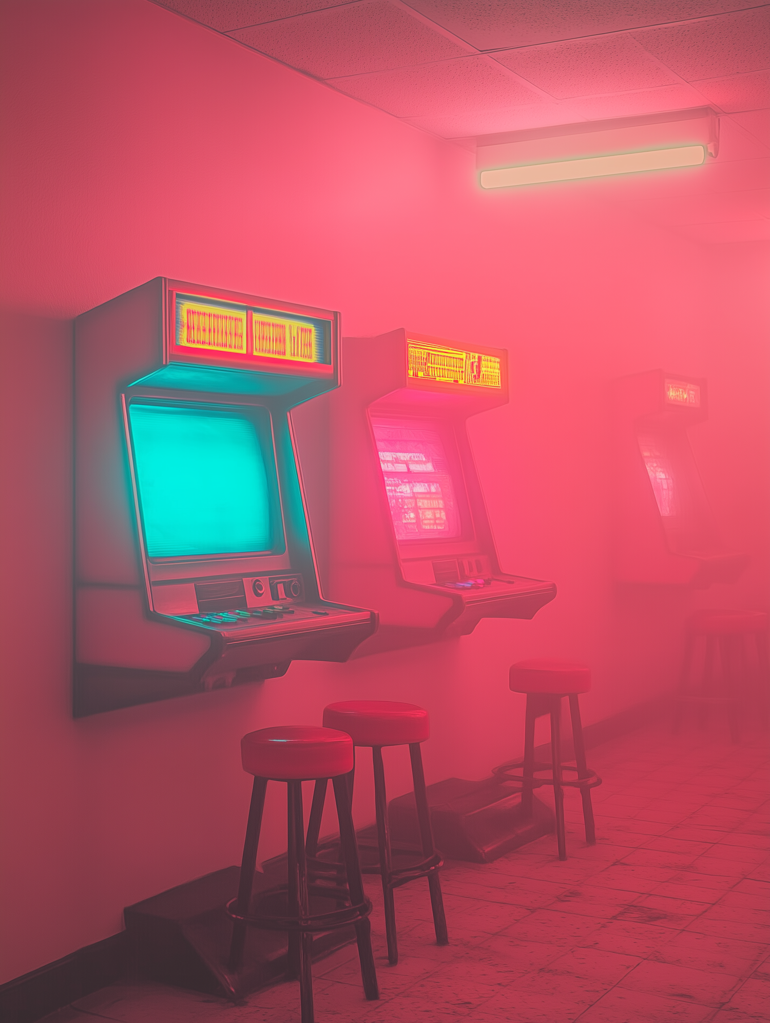 Retro Arcade Room