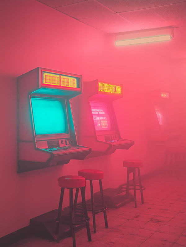 Retro Arcade Room