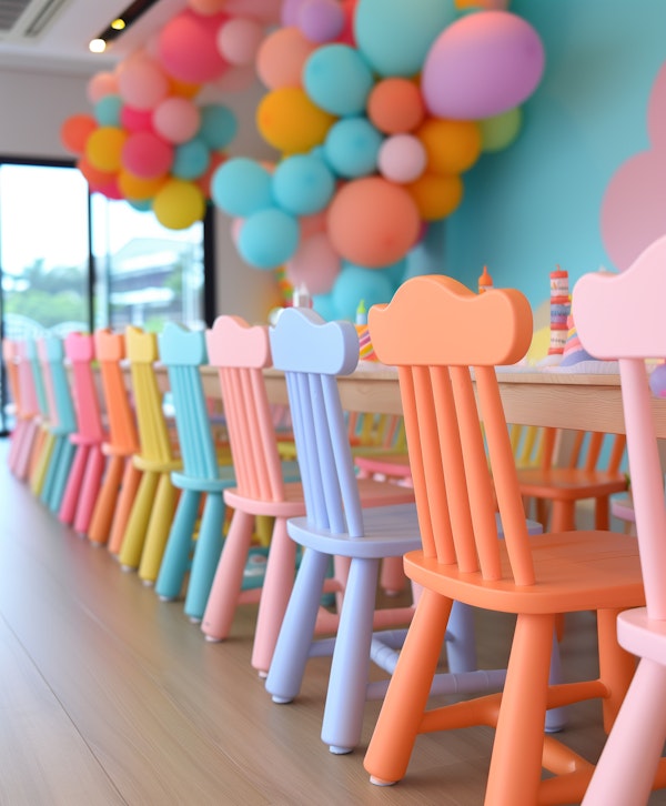 Colorful Children's Party Room