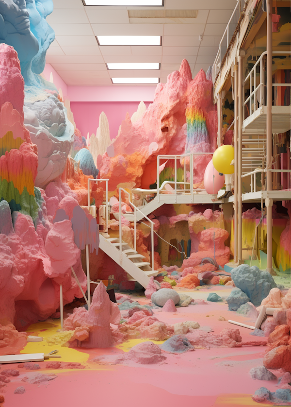 Cotton Candy Dreamscape Exhibit