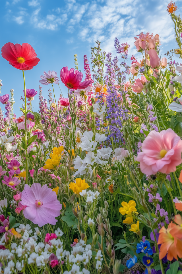 Vibrant Wildflowers in Bloom