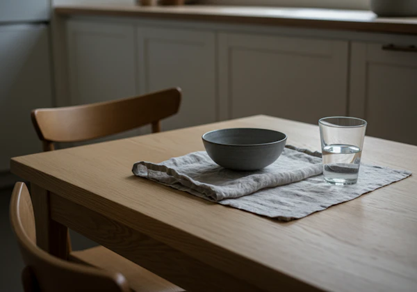 Minimalist Dining Setup