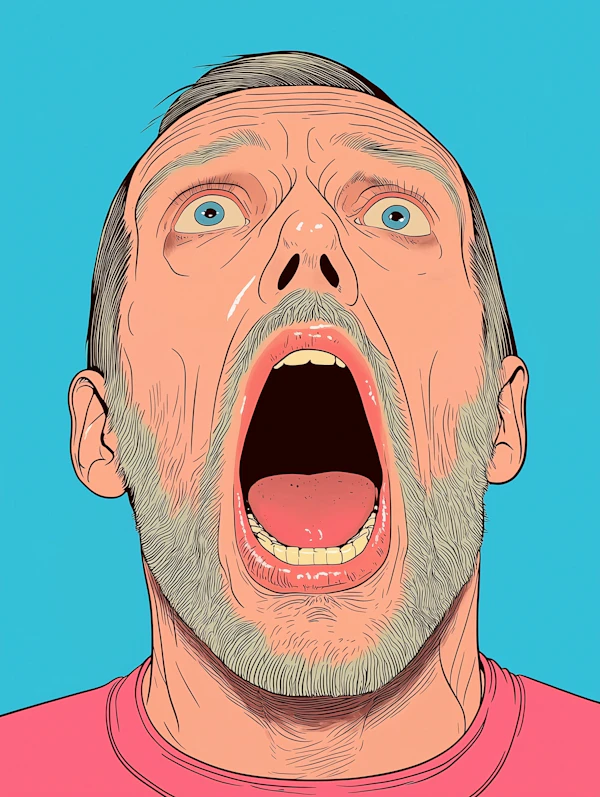 Intense Emotion Illustration