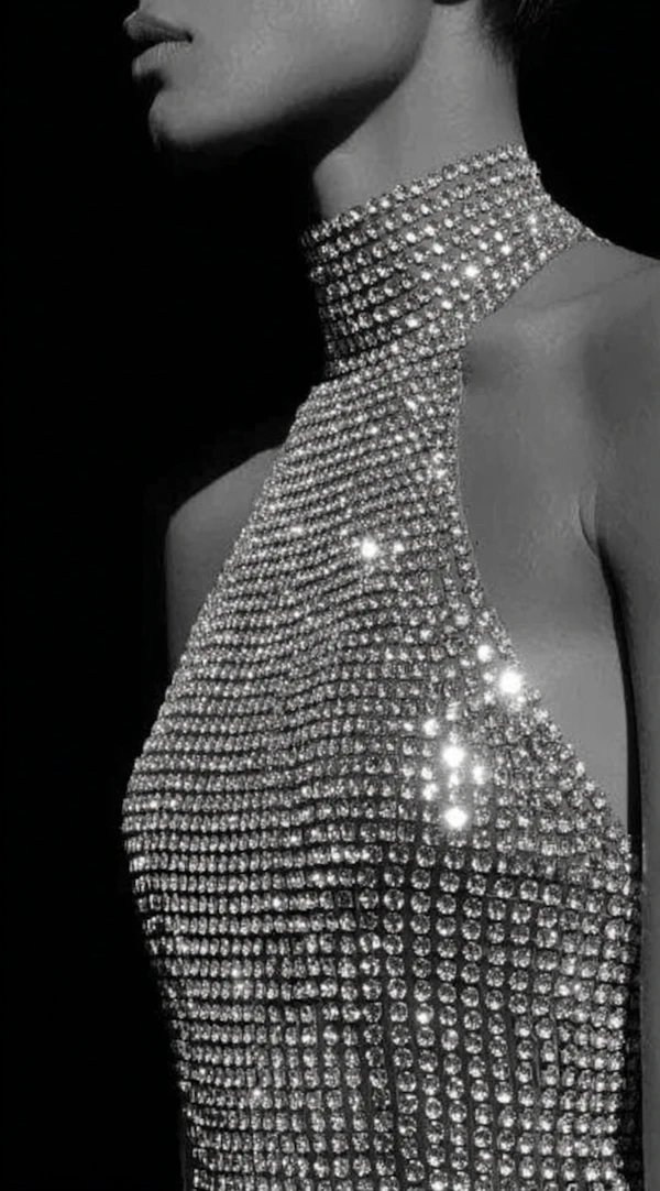 Elegant Rhinestone Attire