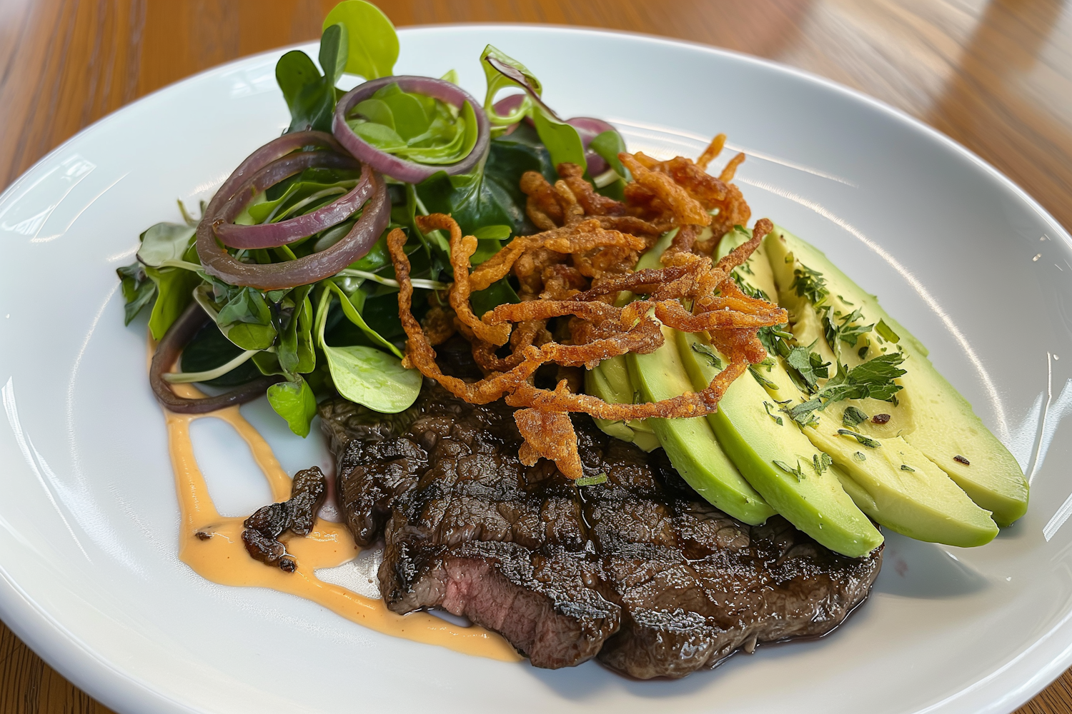 Elegant Plated Steak Meal