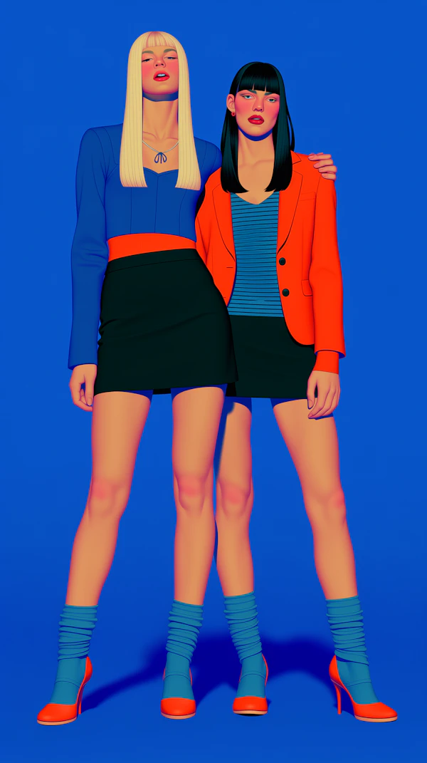 Stylized Duo Portrait