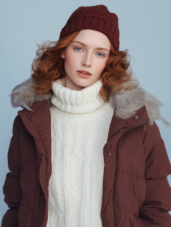 Woman in Winter Attire