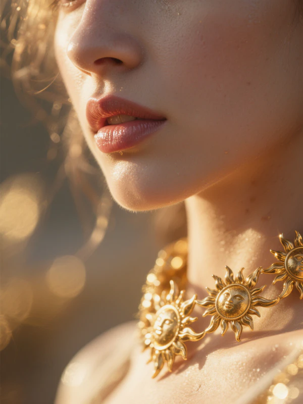 Golden Sun Necklace