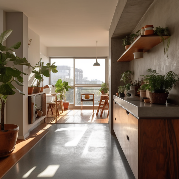 Warm and Cozy Modern Kitchen