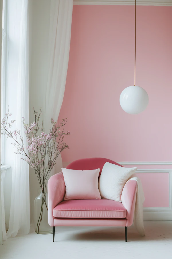 Elegant Pink Interior