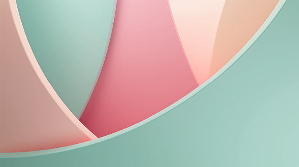 Abstract Pastel Curves