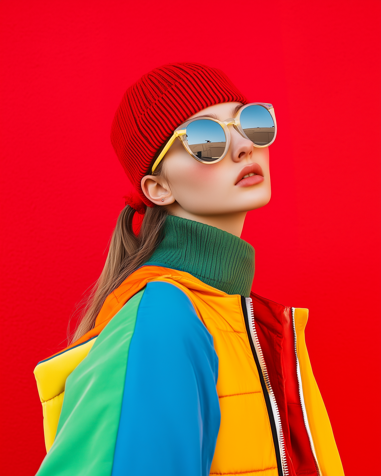 Vibrant Fashion Portrait