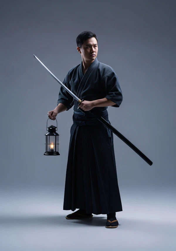 Samurai Poised Stance