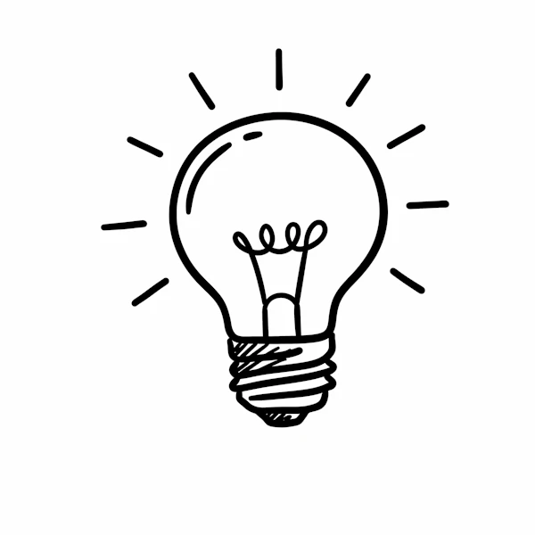 Minimalist Light Bulb