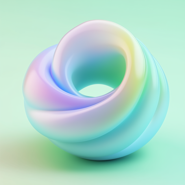 Abstract Pastel Torus