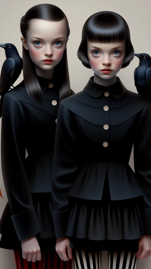 Gothic Duo Portrait