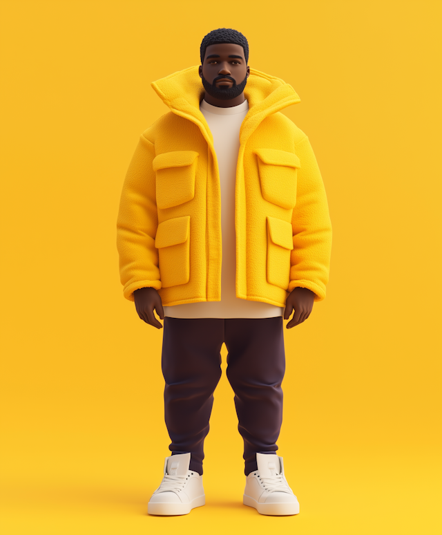 Man in Yellow Jacket