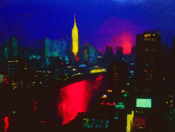Vibrant Night Cityscape