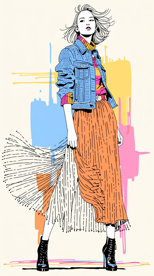Stylish Fashion Portrait