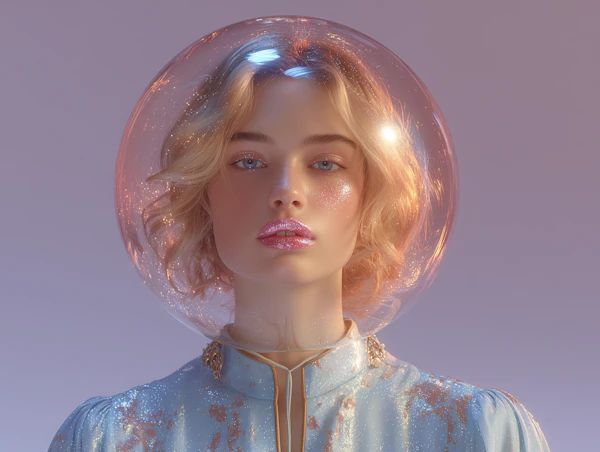 Futuristic Ethereal Portrait
