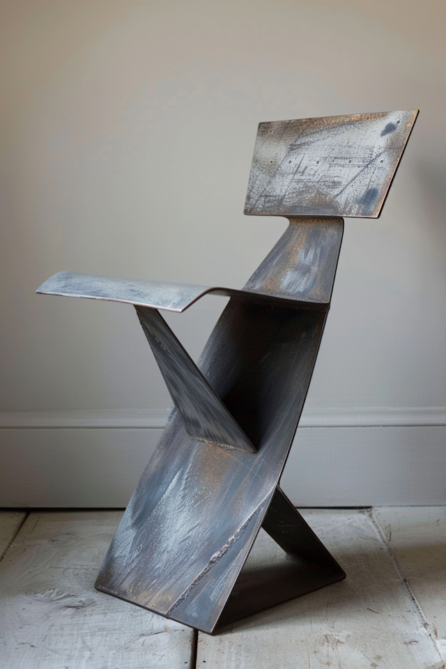 Modern Art Metallic Chair