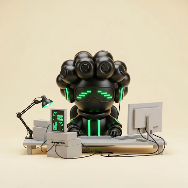 Futuristic 3D Character