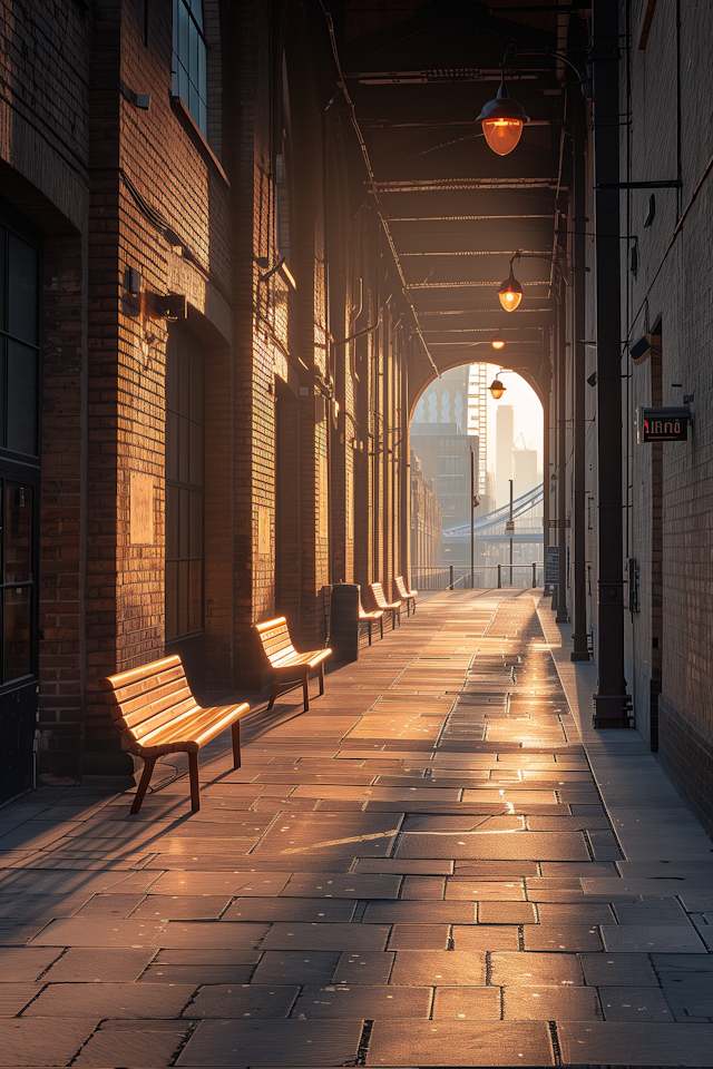 Sunlit Urban Corridor