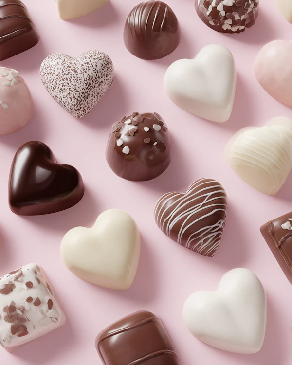 Assorted Chocolates Display