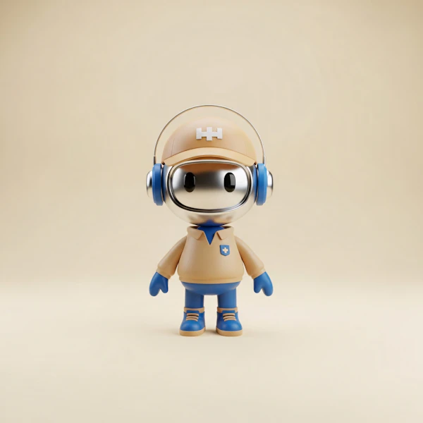 Futuristic 3D Character