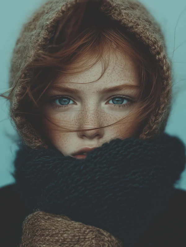 Portrait With Blue Eyes