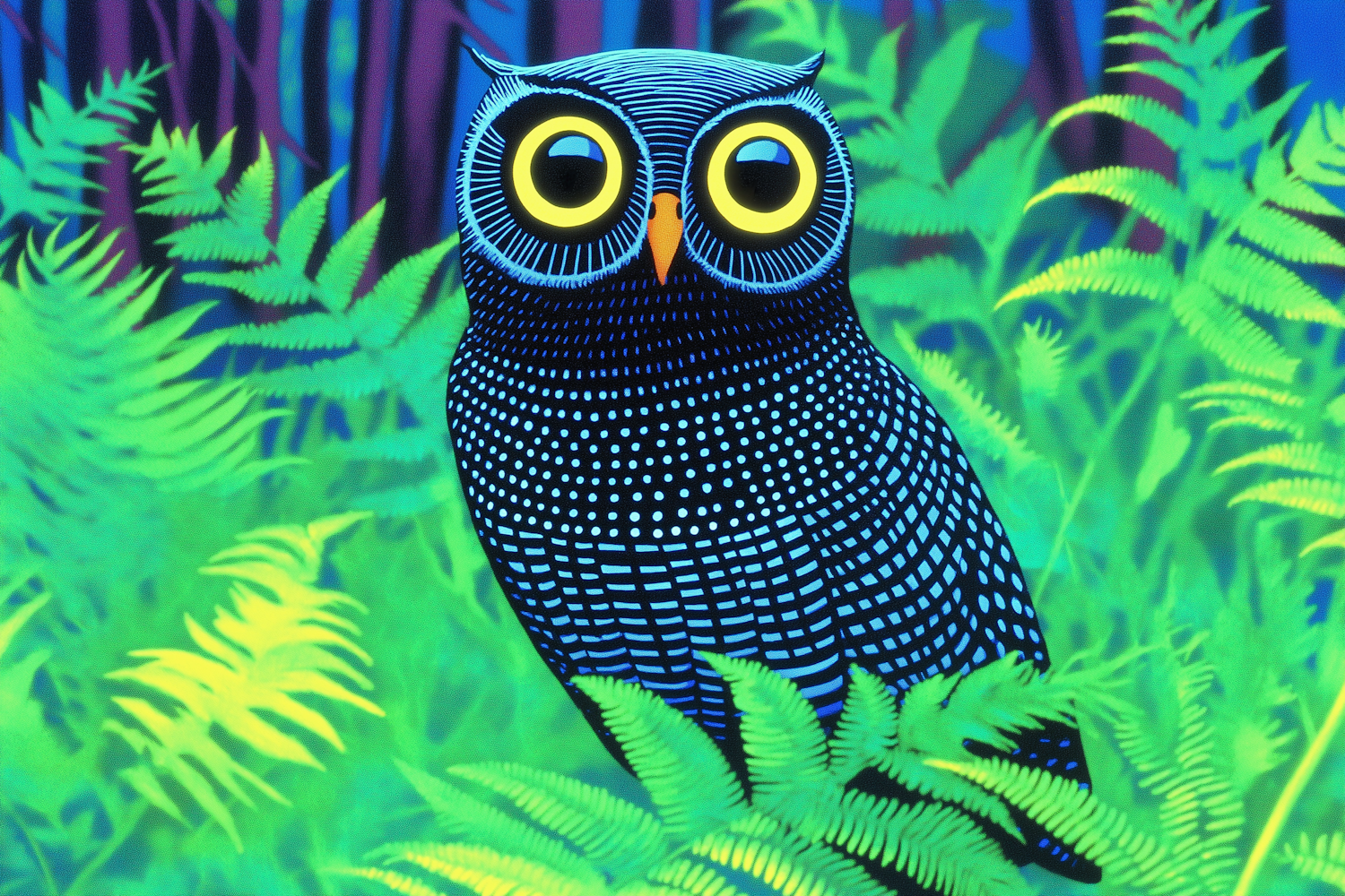 Stylized Owl Art