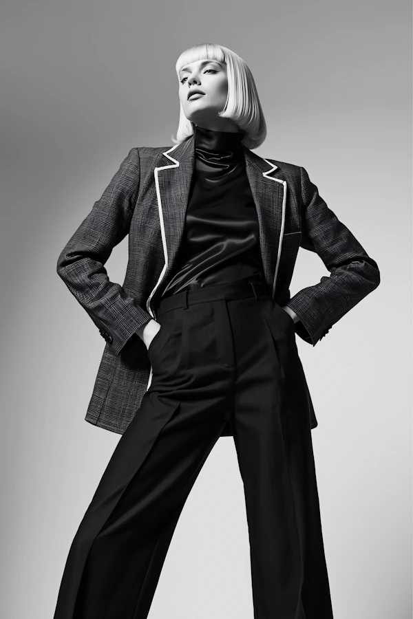 Stylish Monochrome Portrait